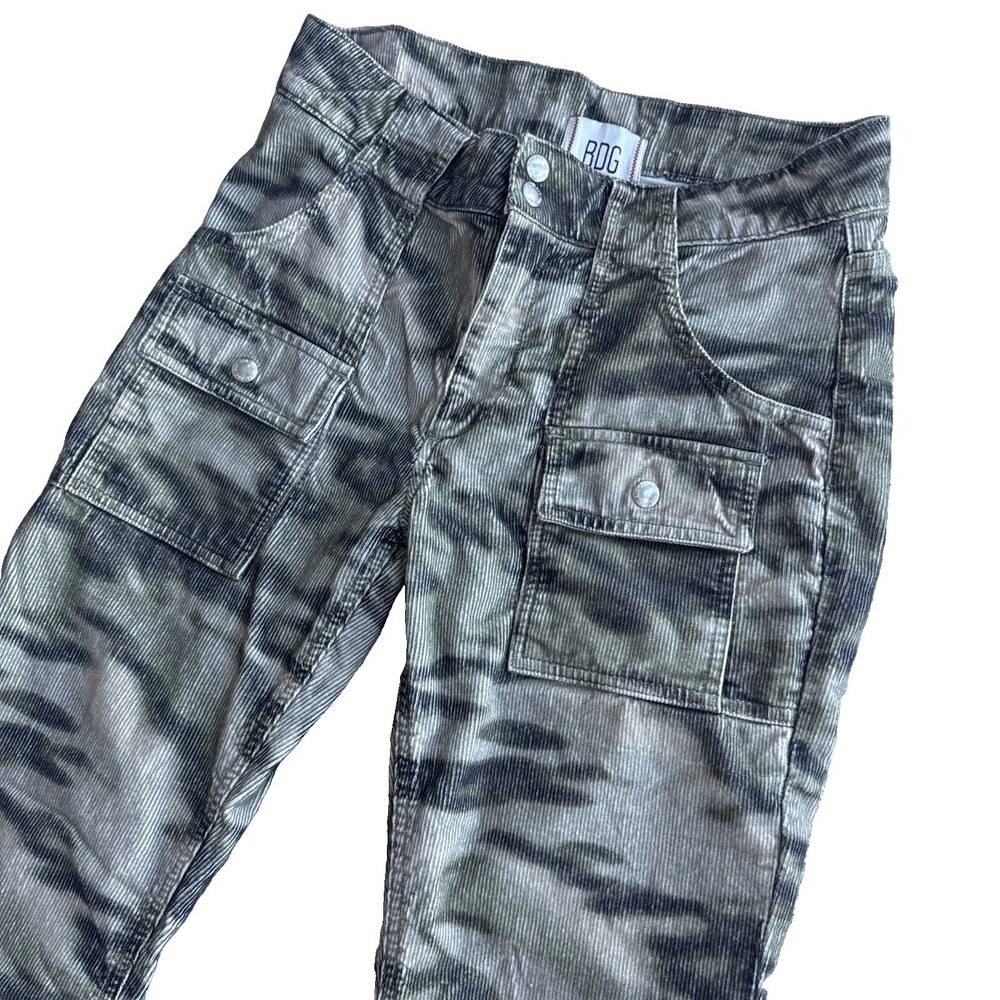 BDG Urban Outfitters Womens S Y2K Camo Cargo Pants Ruched Utility Streetwear